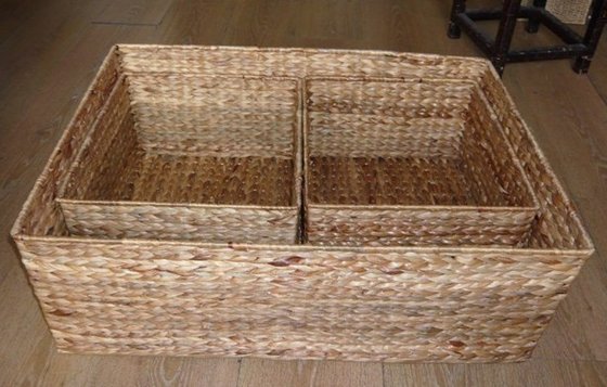 Wicker Rattan Baskets Storage