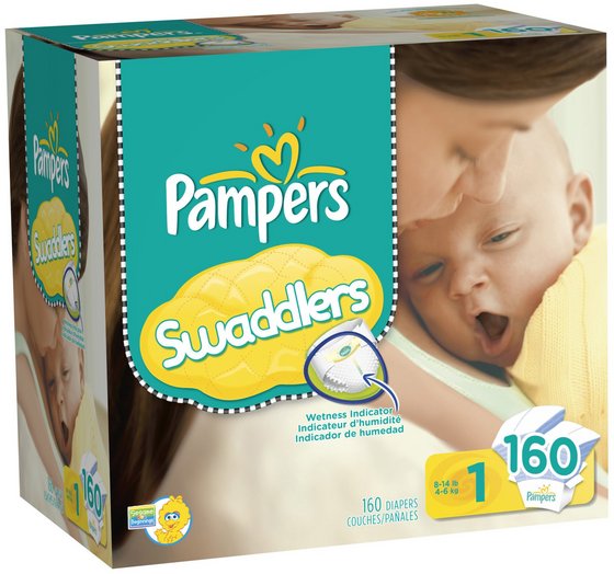 Pampers Swaddlers Giant Pack Newborn Diapers, View diapers from ...