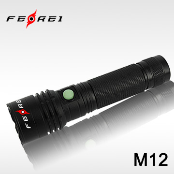 飞锐ferei M12充电手电筒,LED手电筒,金属手电筒,强光手电筒