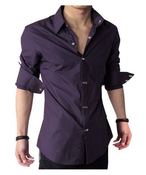 Sell Fashion Men Long Sleeve Shirt 2015-C