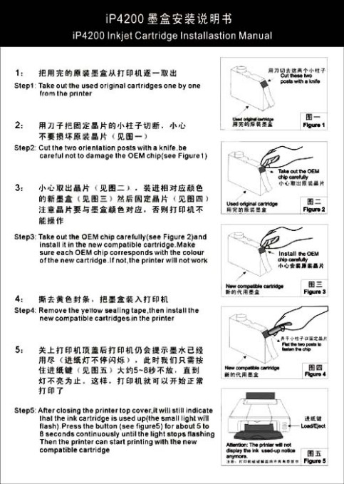 IP4200清零方法