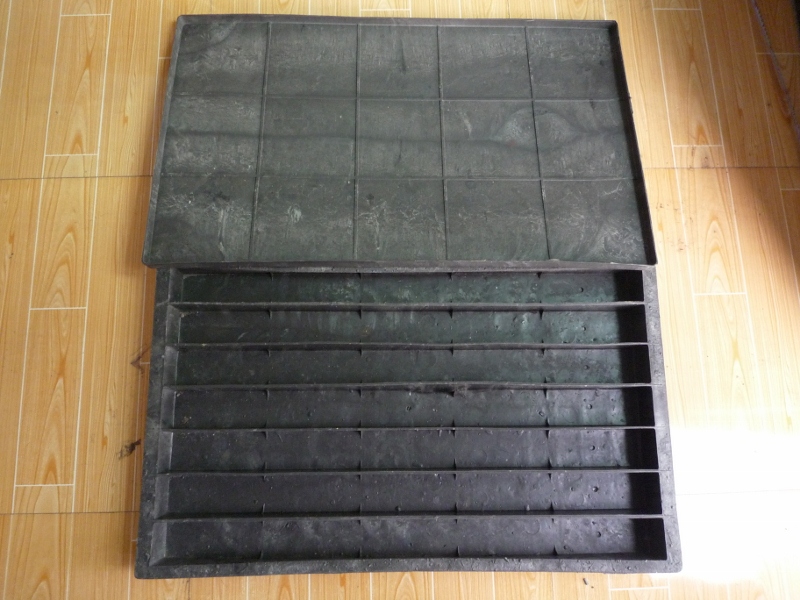 plastic core tray for drilling and mining