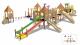 木制户外大型玩具，幼儿园玩具，幼儿组合滑梯