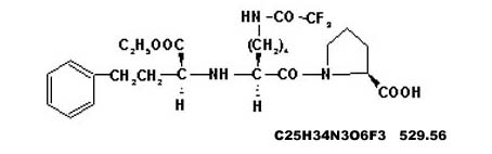  N2-[1-(S)-乙氧羰基-3-苯丙基]-N6-三氟乙酰基-L-赖氨酸-L-脯氨酸