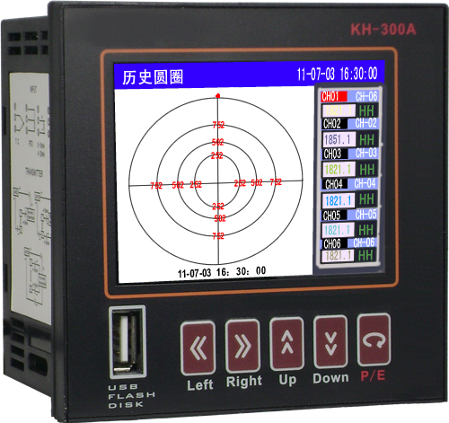 KH300AL小型彩色流量积算无纸记录仪 