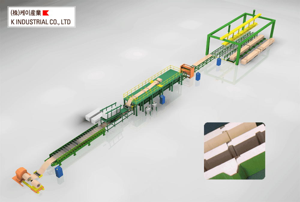 EPS샌드위치 판넬 생산 라인