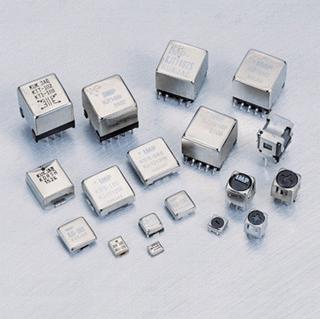 SMD Variable Inductors<li>ADSL Transformer/Inductors<li>Common Mode Chokes<li>Bronze Shielded Type Package