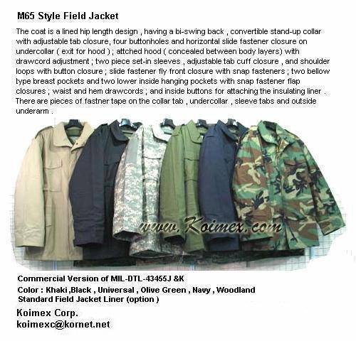 Military M65 & ACU Field Jacket