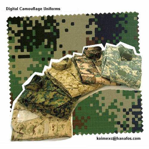 Military Digital Camo Uniforms