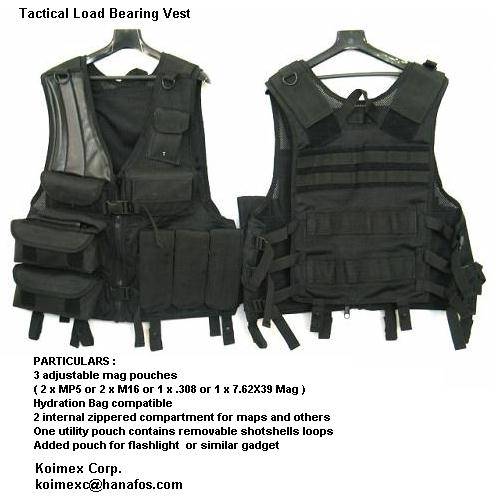 load bearing vest drawing