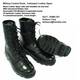 Military Combat Boots , Embossed Leather