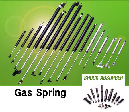Gas Spring, Shock absorber, Free lock & safety Lock