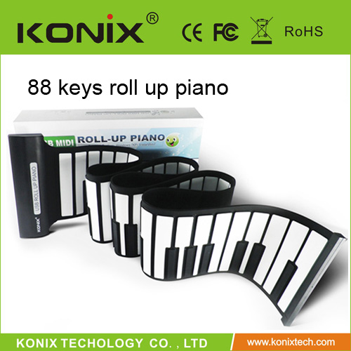 Hand roll up piano with 88keys