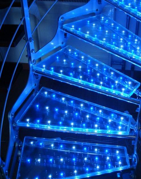 LED SHINE GLASS FOR STAIR-02