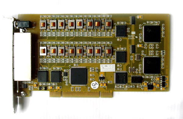 研科加强型十六路PCI电话录音卡