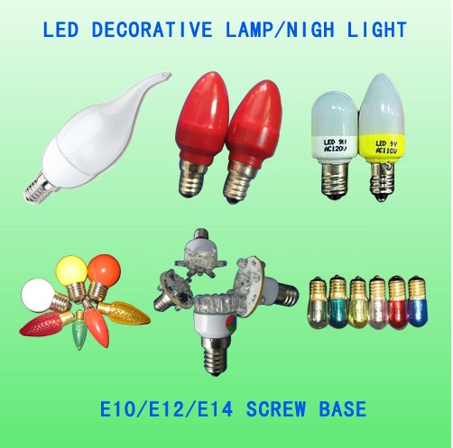 T6-S6-E12 LED冰箱指示灯