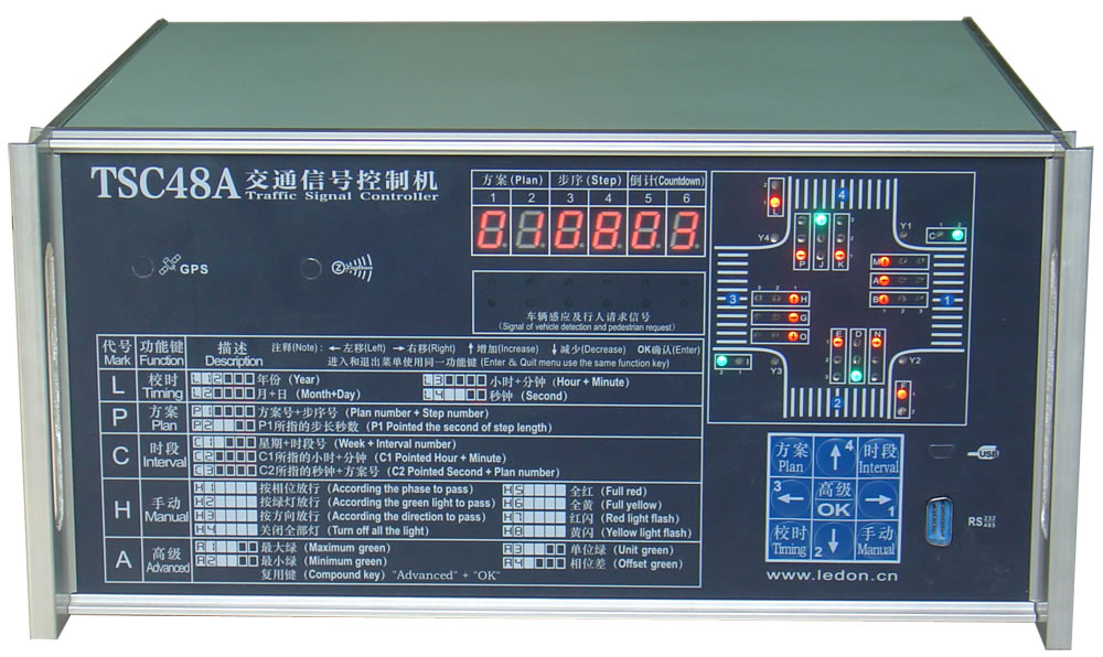 励安TSC48A型地感交通控制机