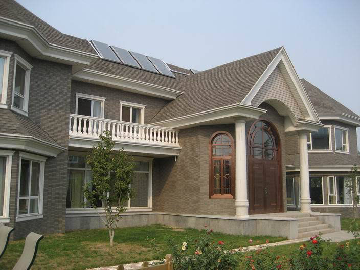 别墅分体式 平板太阳能热水系统 