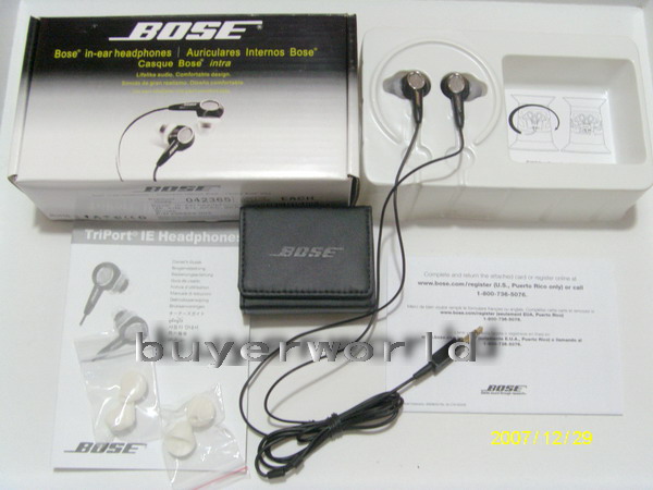 free shipping (EMS)**  Bose Tri-Port IE Earphones for IPOD MP3 IE HEADPHONES