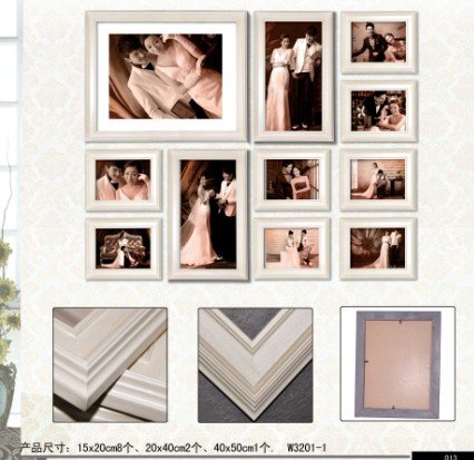 Wedding Collage Photo Frame Wall for Home Decoration - Ls Frame ...