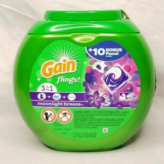 Gain Flings Laundry Detergent Pods Original Scent Oz Pod