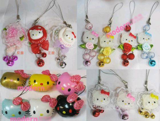 Hello Kitty Phone Charms. Pucca,Jack,Hello Kitty,Totoro
