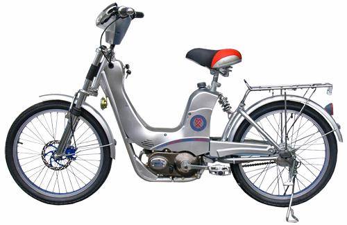 bicycle with a gas motor