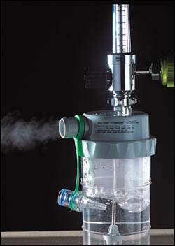 OXYGEN BUBBLE JET TYPE FLOWMETER & HUMIDIFIER