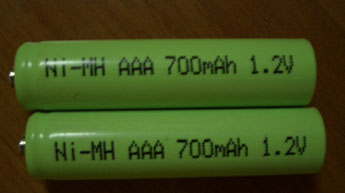 镍氢B品电池AAA600MAH