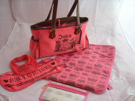 juicy couture diaper bag pink