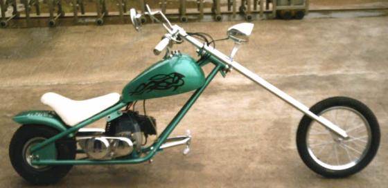 2 stroke chineese mini bike chopper