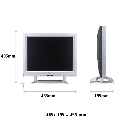 NewQ 20.1인치 TV내장형 LCD모니터