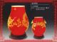 中国红瓷―福桶瓶