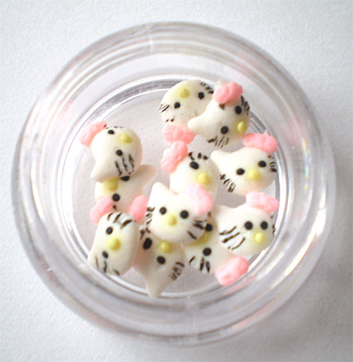 3d hello kitty nail art. Sell 3D Soft Ceramic-Hello