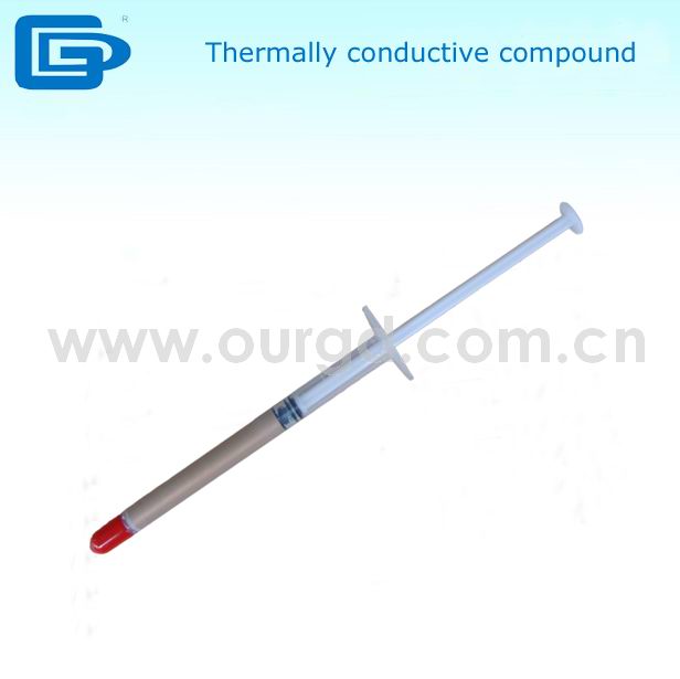 Gold thermal conductive compound grease paste silicone