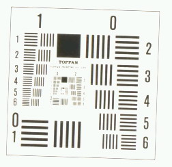 Toppan Test Chart