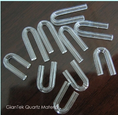 U shape Quartz Tube