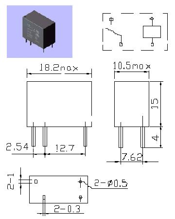 JZC-11F(785) 超小型通用电磁继电器