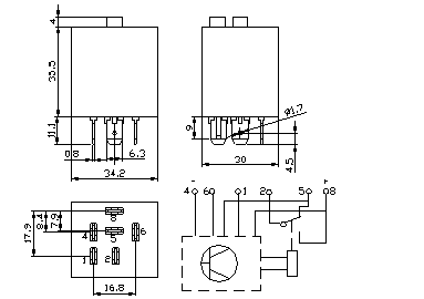 JSB-38F汽车雨刮继电器