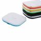 qi wireless phone charger with CE/FCC/Rohs certification,in 6 colors