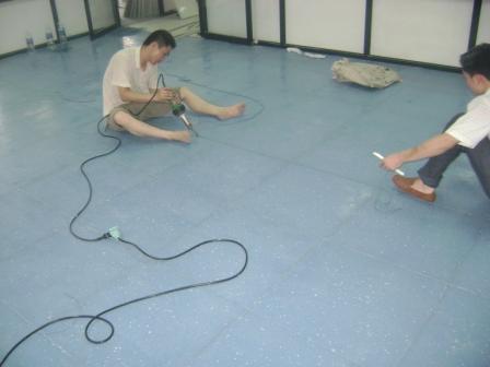 广州防静电PVC地板、导电PVC胶地板、永久性防静电PVC地板