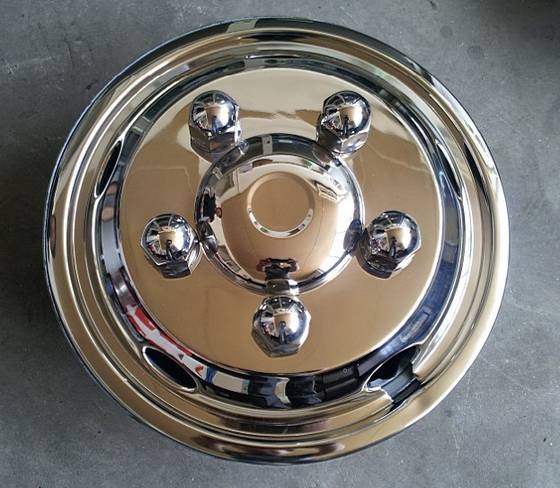 toyota coaster chrome wheel covers #7