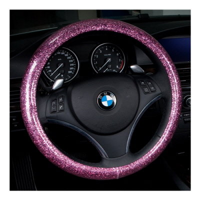 RunwayCar Bling Biling Pink Steering Wheel Cover