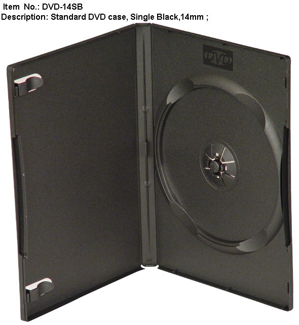 14mm DVD Case Single Black