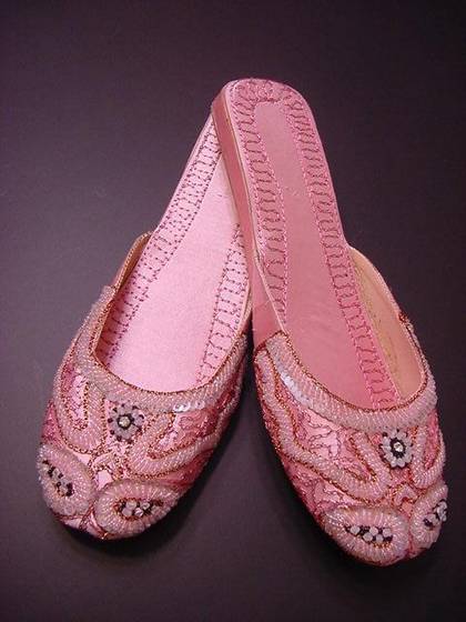Sell Ladies Beaded Embroidered Shoes Khussa Fashion Shoes High Heels