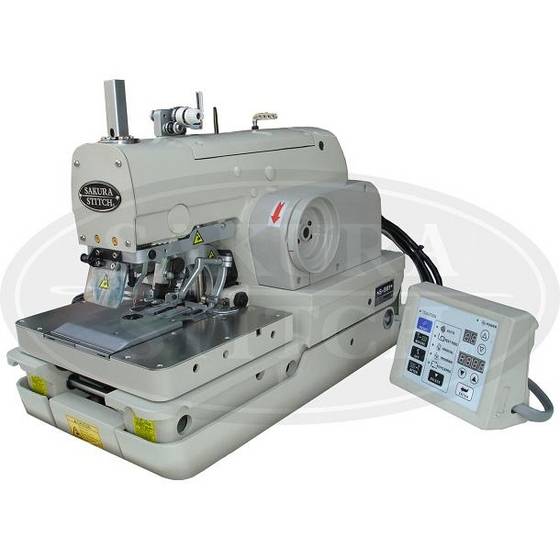 Computerized Eyelet Buttonhole Machine with Bar Tack Function from