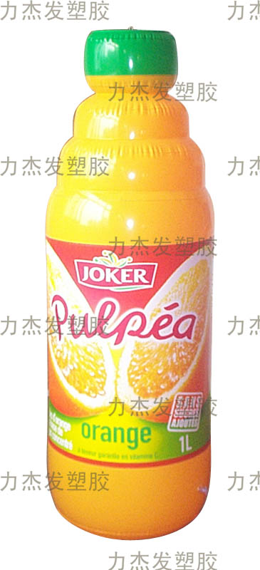 充气橙汁瓶