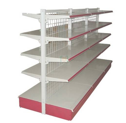 Sell Double Sided Round Supermarket Display Shelf