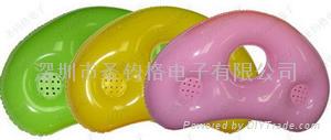 PVC充气MP3音乐枕头 speaker Pillow