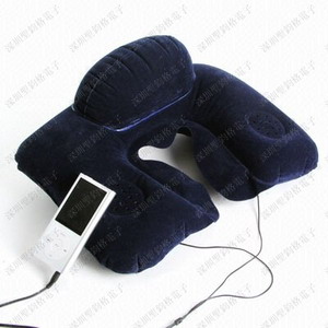 MP3植绒充气音乐颈枕 speaker Pillow